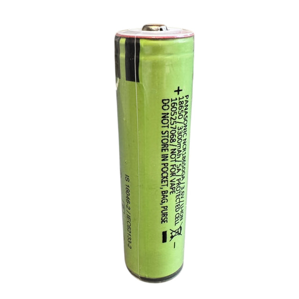 Panasonic NCR18650GA 3300mAh Button top with PROTECTION - Battery 101