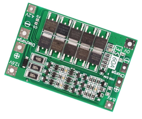 3s Li-Ion 60A 10.8V - 12.6V BMS with balance - Battery 101