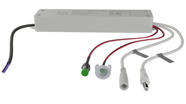 Universal Emergency Pack for LED panels downlights luminaires from 5W up to 80W load