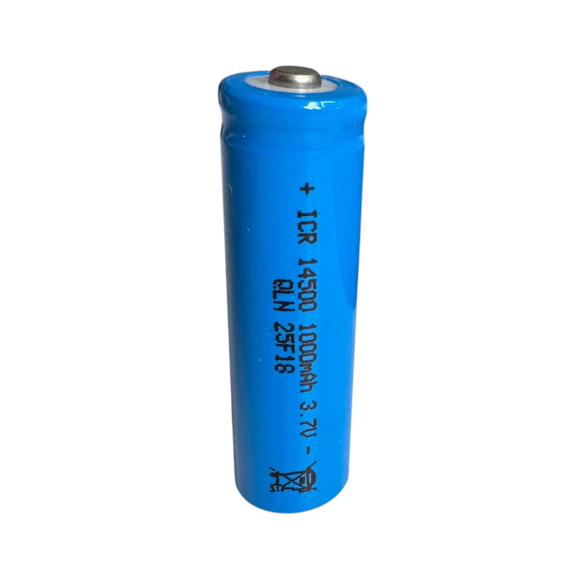 inr 14500 li-ion 3.7v 800mah button top