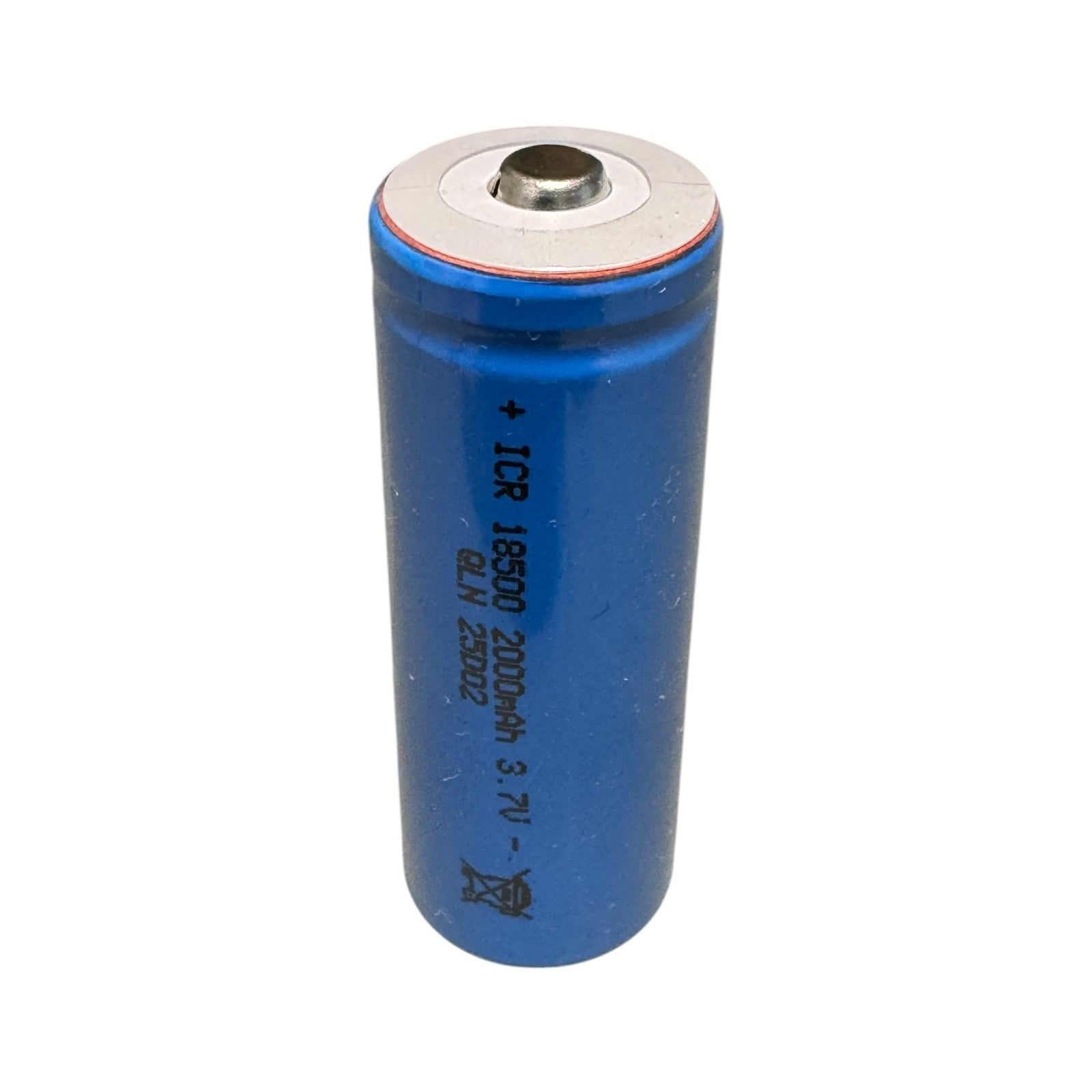 18500 2000mAh Button top li ion