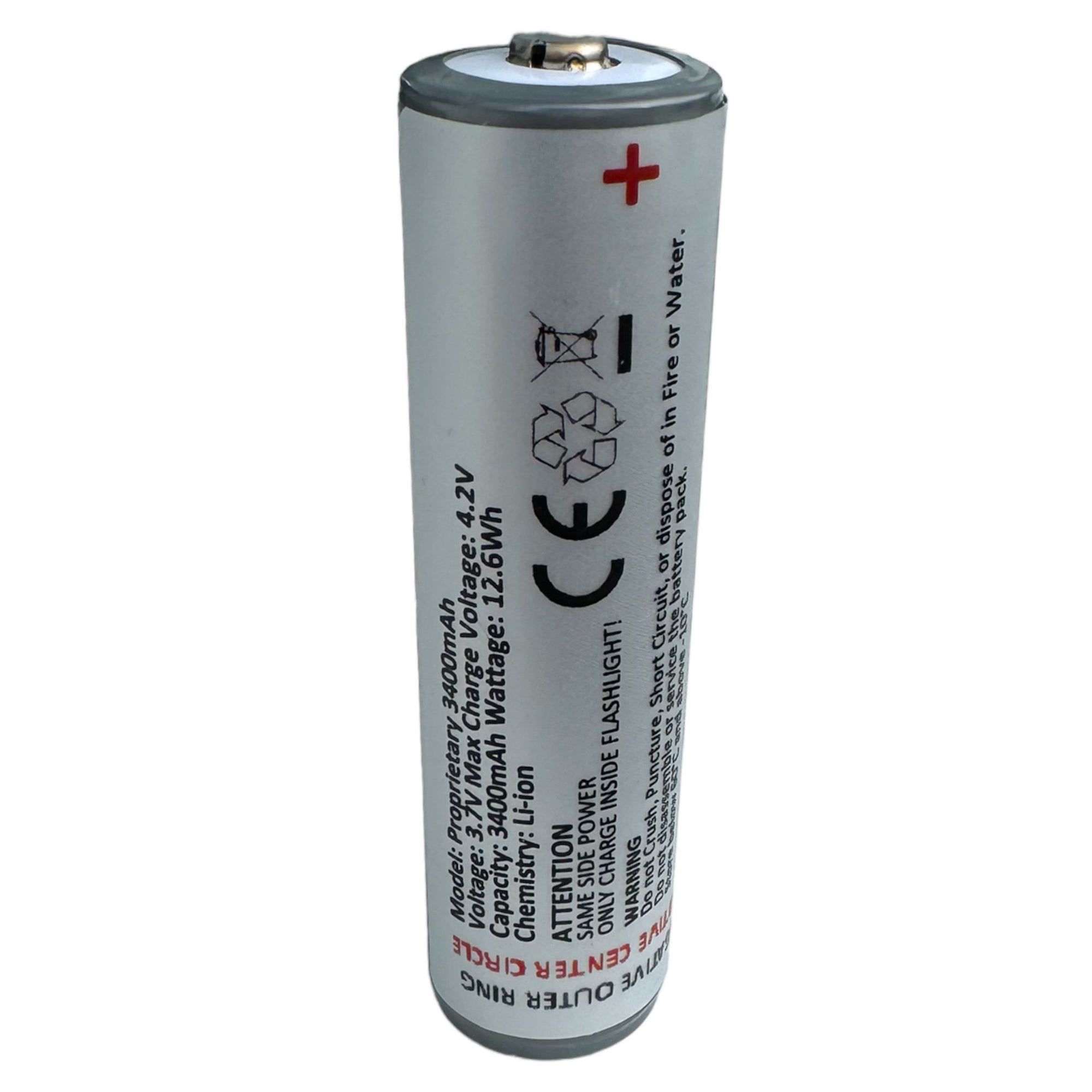 NEBO replacement battery 18650 Li-ion