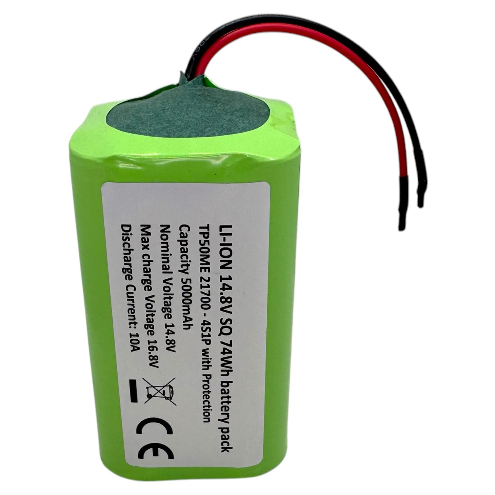 4S1P 21700 5000mah li-ion battery pack 