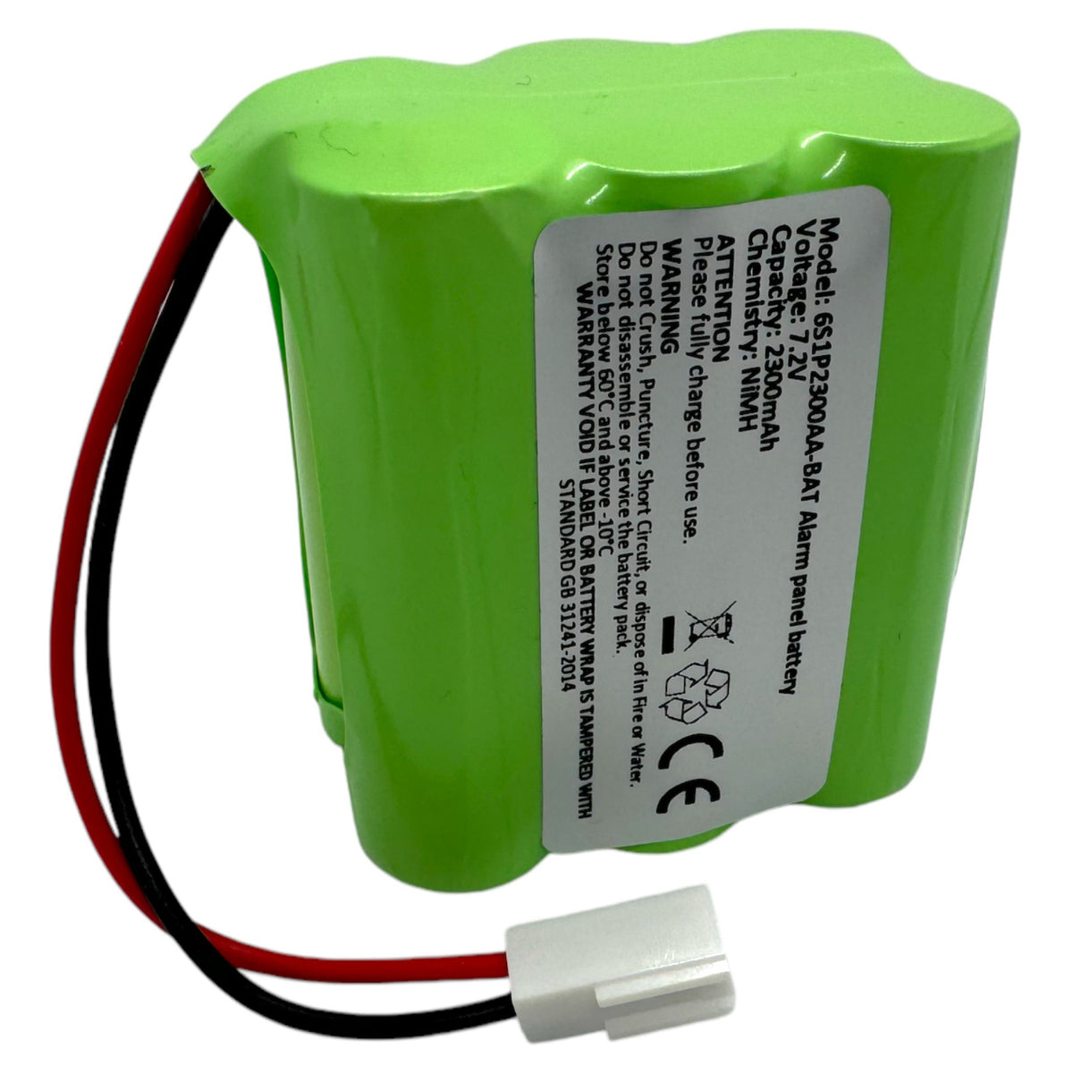 7.2V battery for ESP Infinite PRIME Control Panel unit 2300mAh