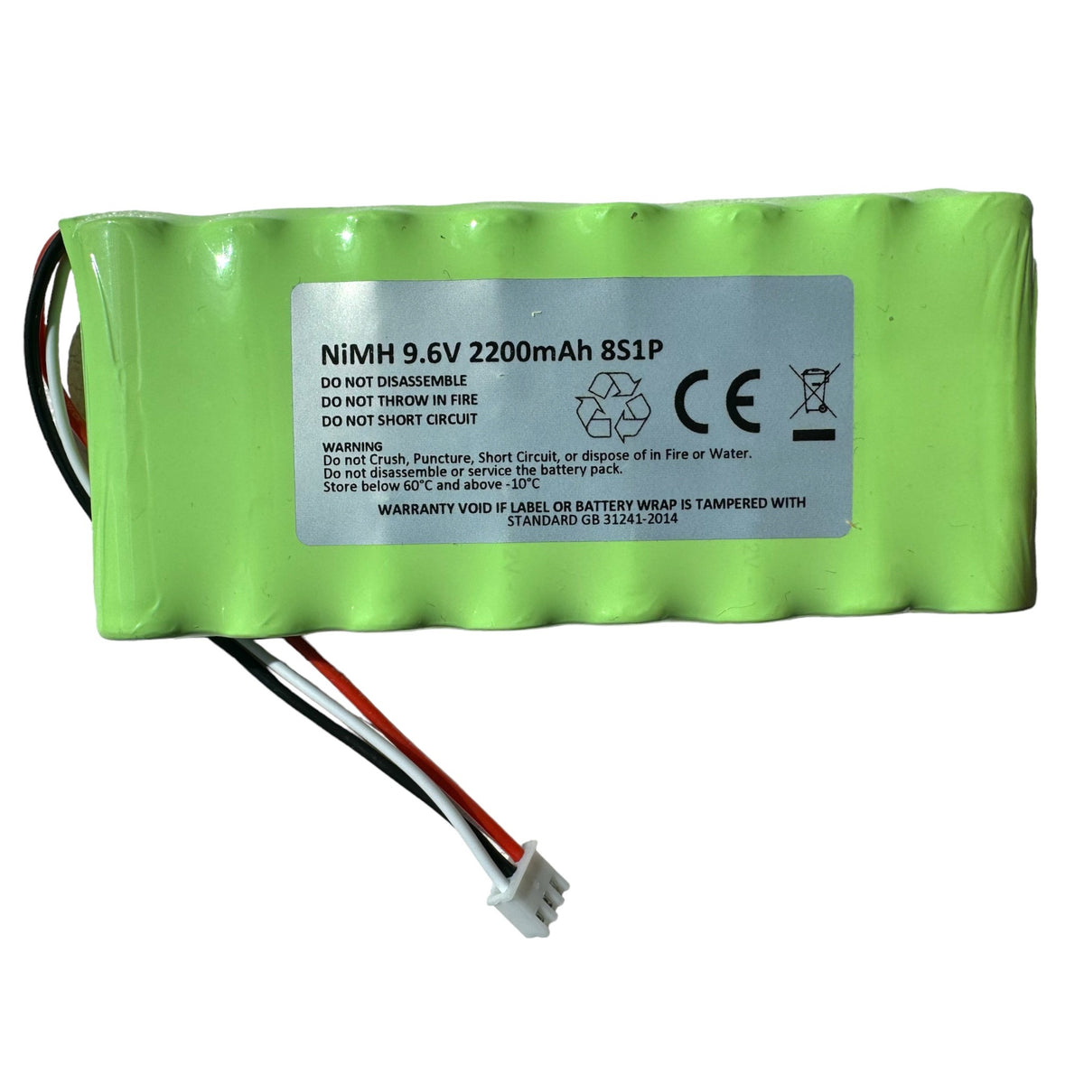 Upgraded 9.6V Pyronix Enforcer alarm panel battery 2200mAh