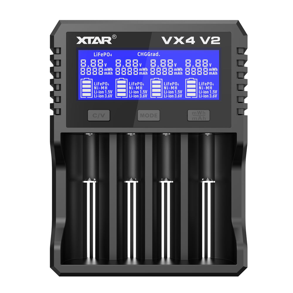 xtar vx4 v2 smart battery charger