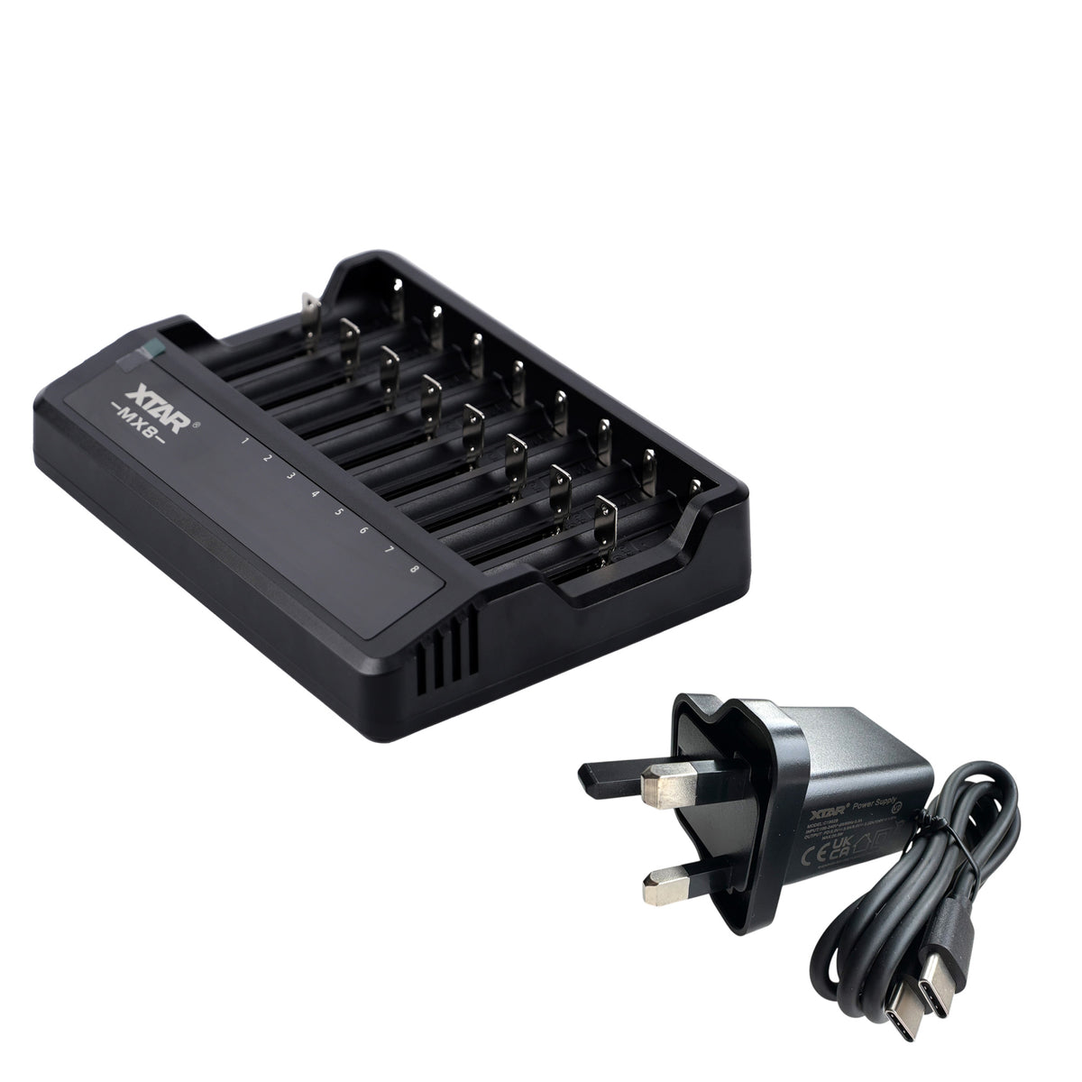 XTAR MX8 8 Slot Smart battery charger