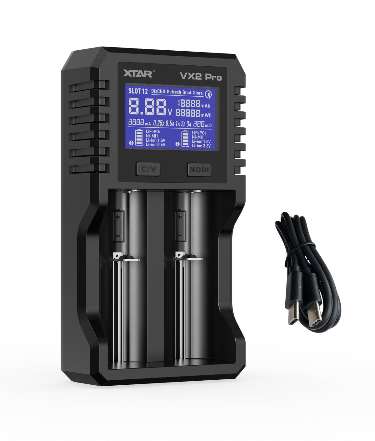 XTAR VX2 Pro Smart battery charger