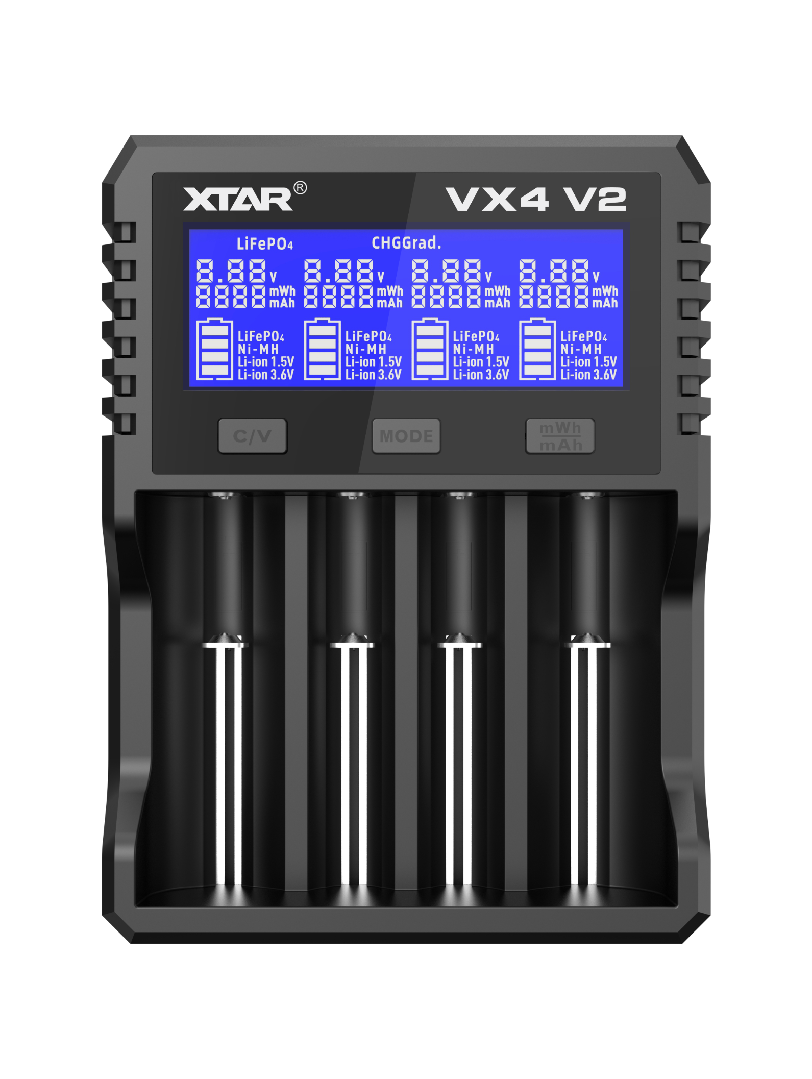 xtar vx4 v2 smart battery charger