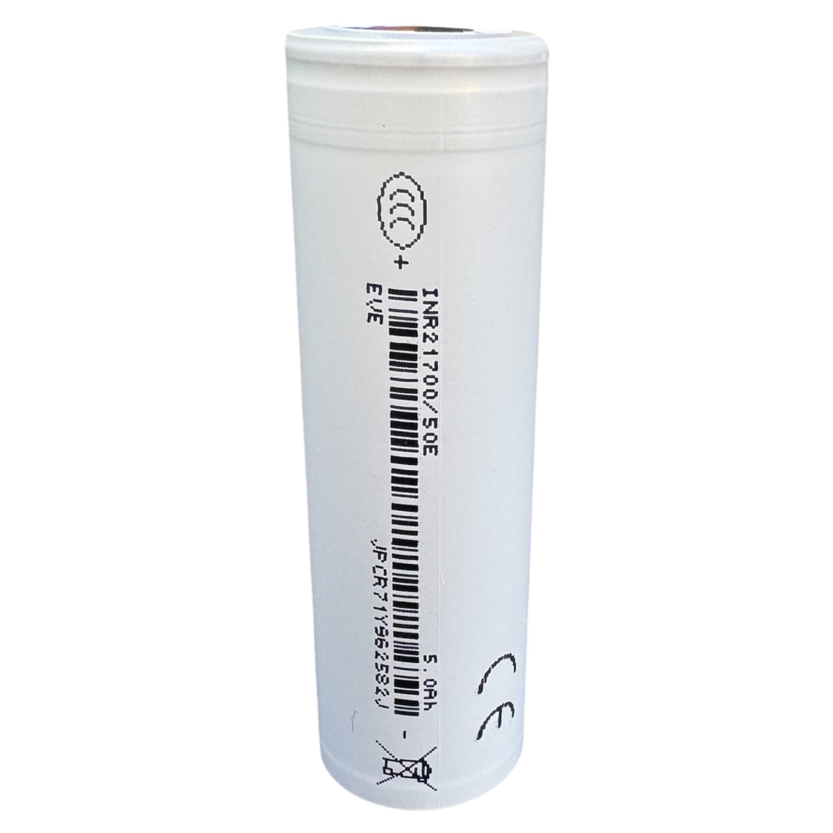 eve 50e 21700 5000mah 15a lithium ion flat top cell