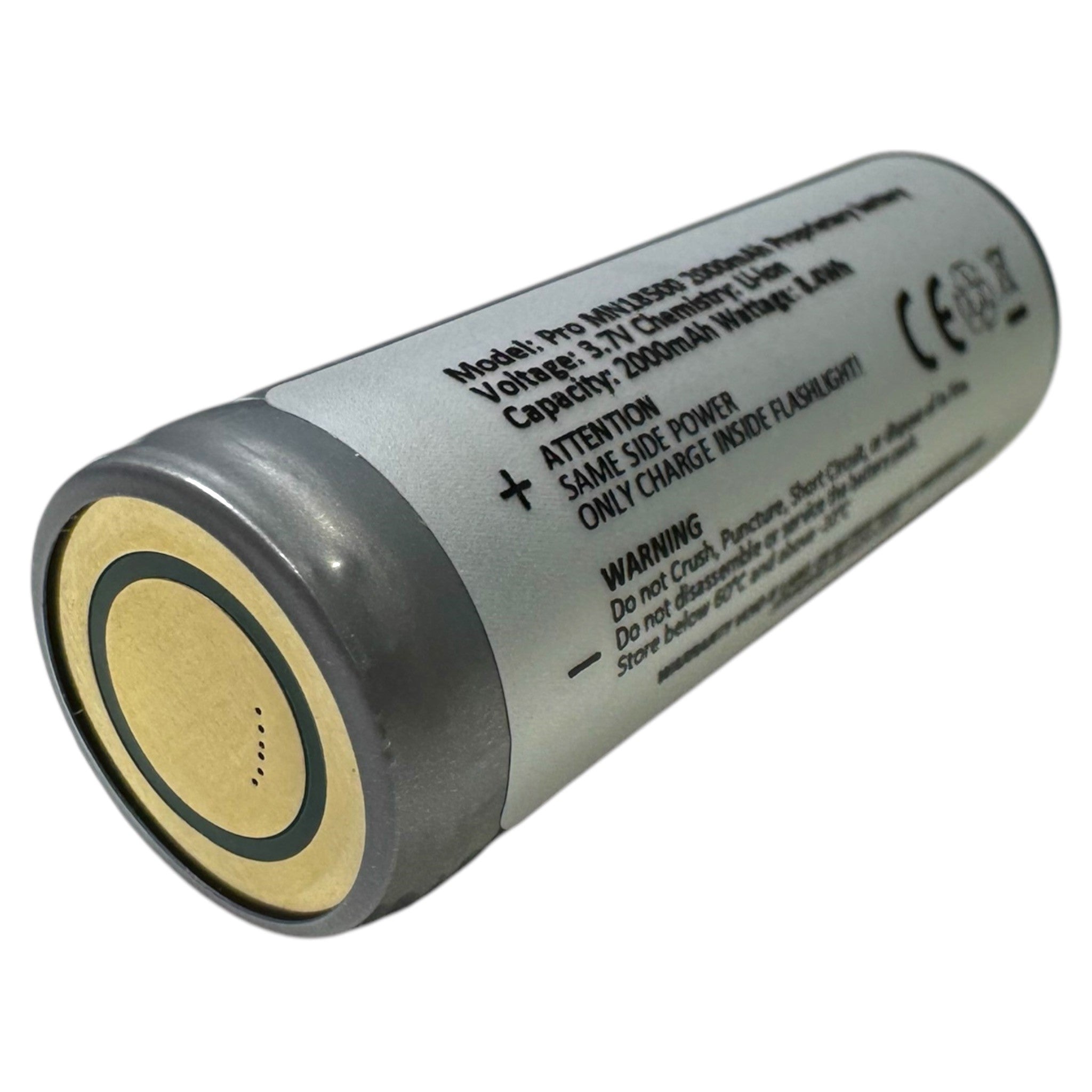 Compatible battery for LED MOON bike light Meteor-X UPGRADED version ...