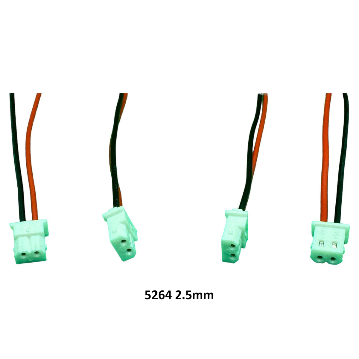 1S 3.7V 3400mAh Li-ion battery with 5264 2.5mm 2pin connector