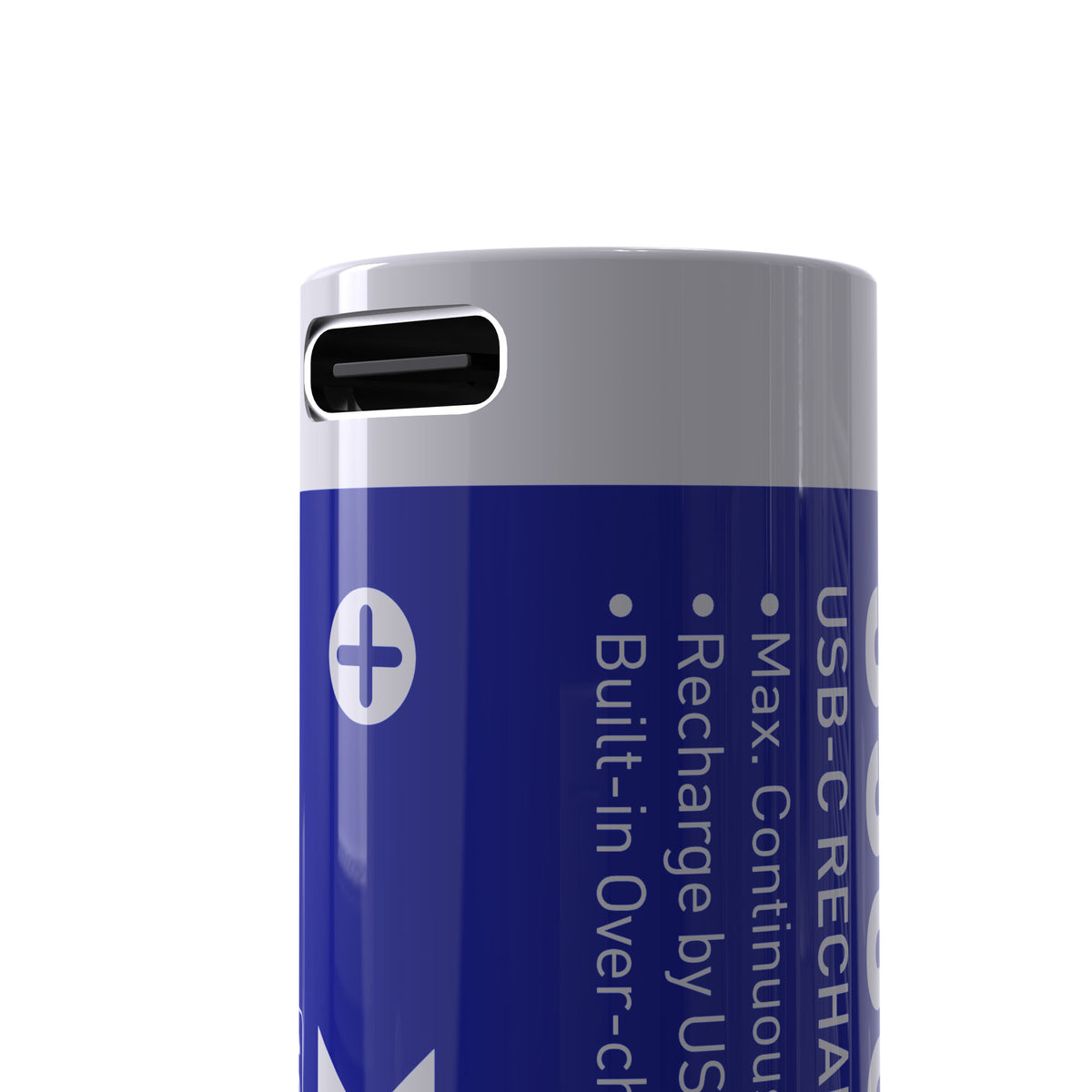 XTAR 18650 USB-C 3500mAh 10A Protected Li-Ion Rechargeable Battery - BUTTON TOP