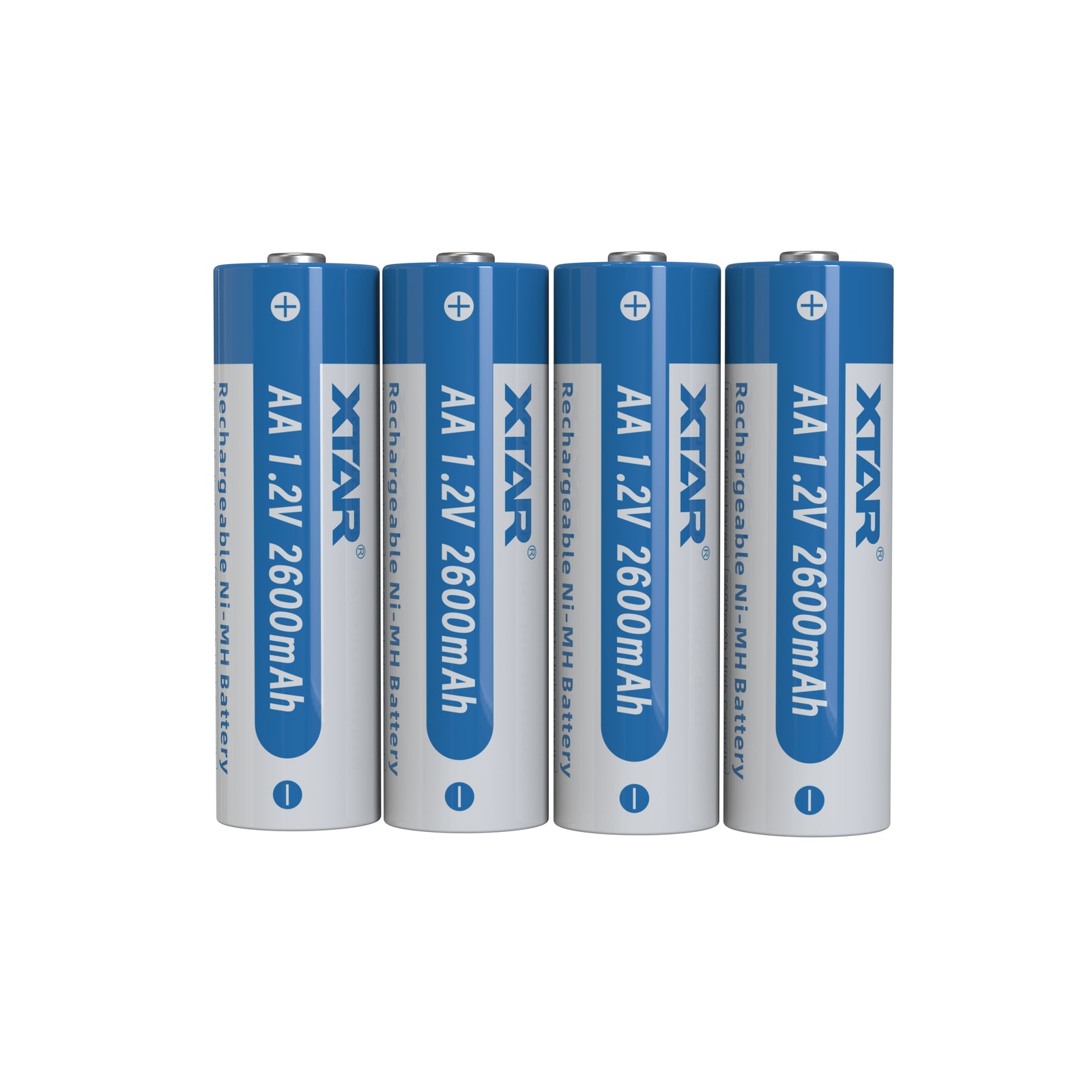 thumbnail image 2 of PKCELL 8-Pack AA NiMH Rechargeable Batteries - 1200mAh 1.2V Button Top For Solar Lights 2 of 6