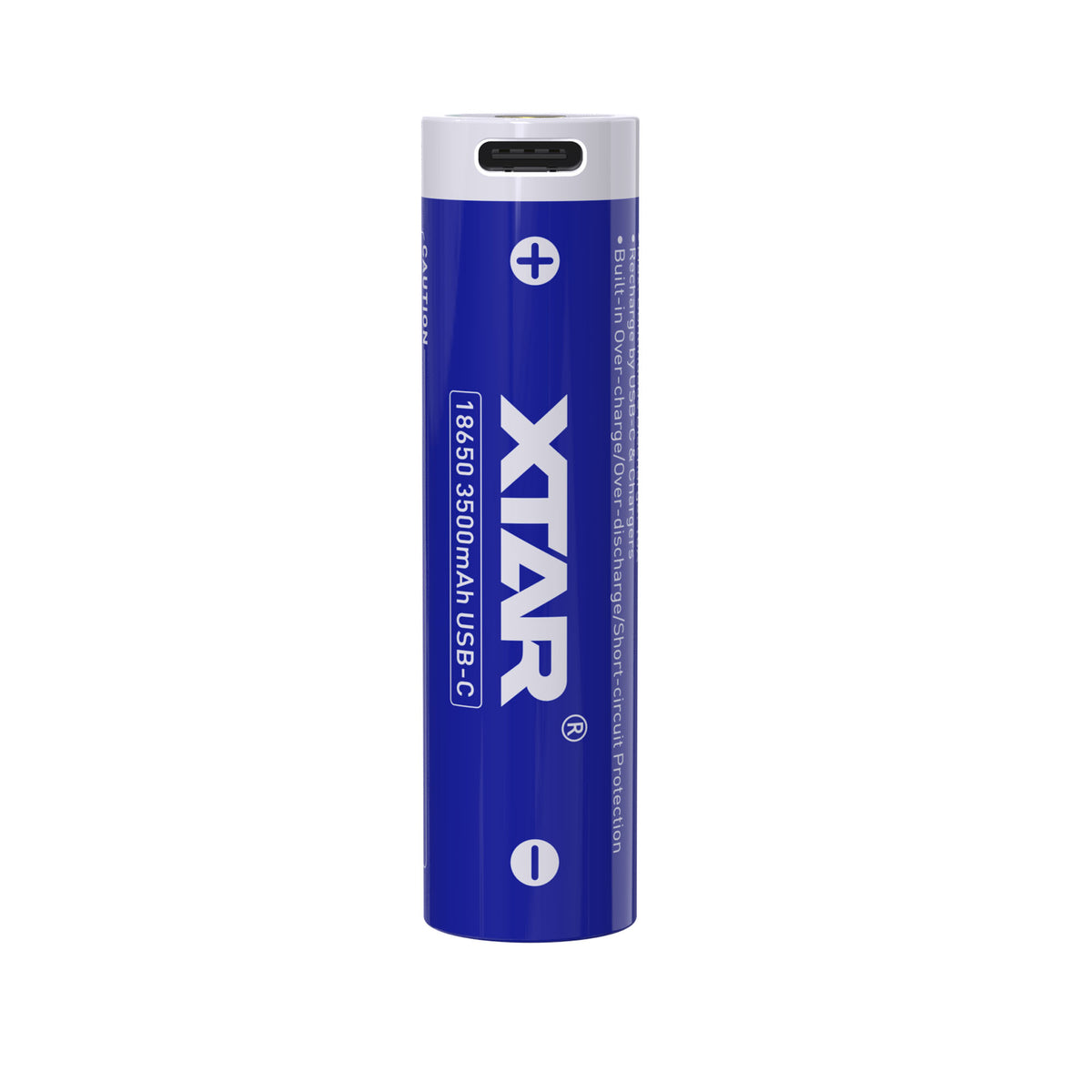 18650 lithium ion 3500mah with USB-C charging port
