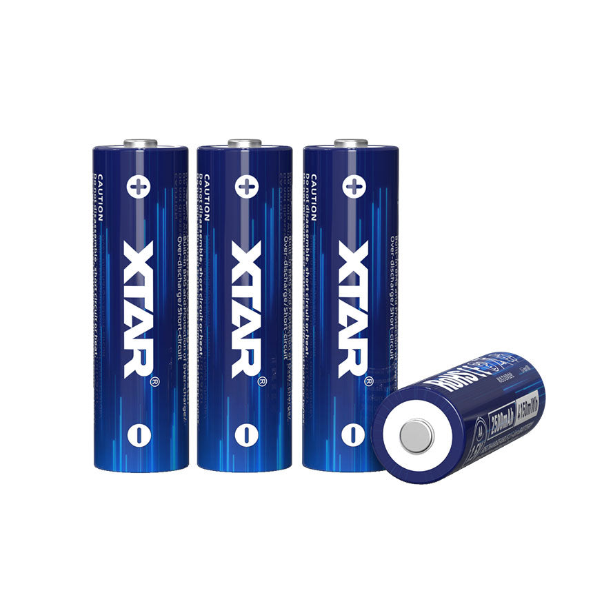 xtar aa 1.5v 2500mah li-ion battery