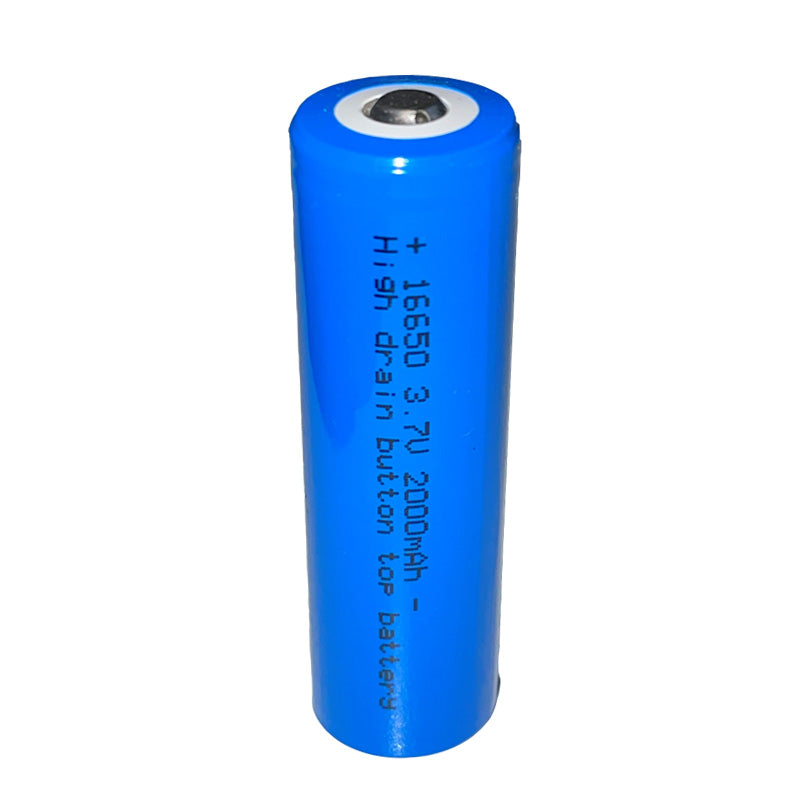 16650 Li-Ion 2000mAh PROTECTED BUTTON TOP