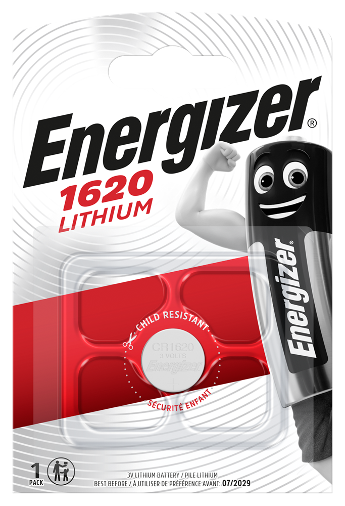 Energizer CR1620 Lithium Coin Cell