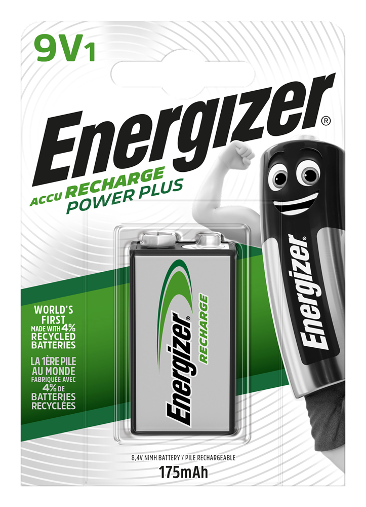 Energizer 9V 175mAh Recharge Power Plus