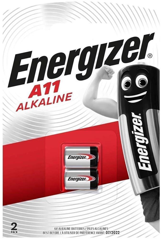 Energizer A11/E 11A Alkaline, pack of 2